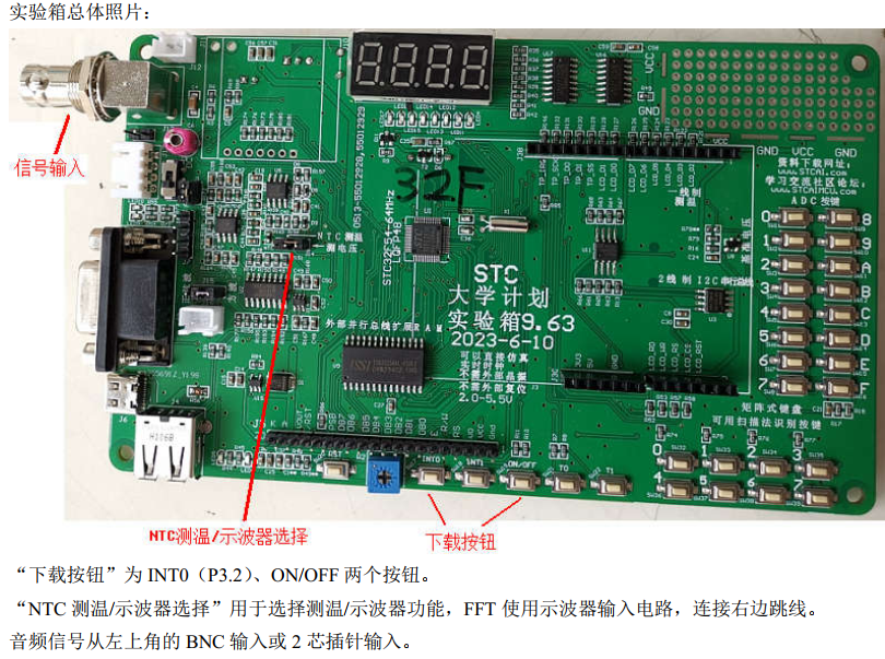 FFT频谱-实验箱V9.63--STC32F12K54-52MHz, USB 虚拟示波器显示-2.png