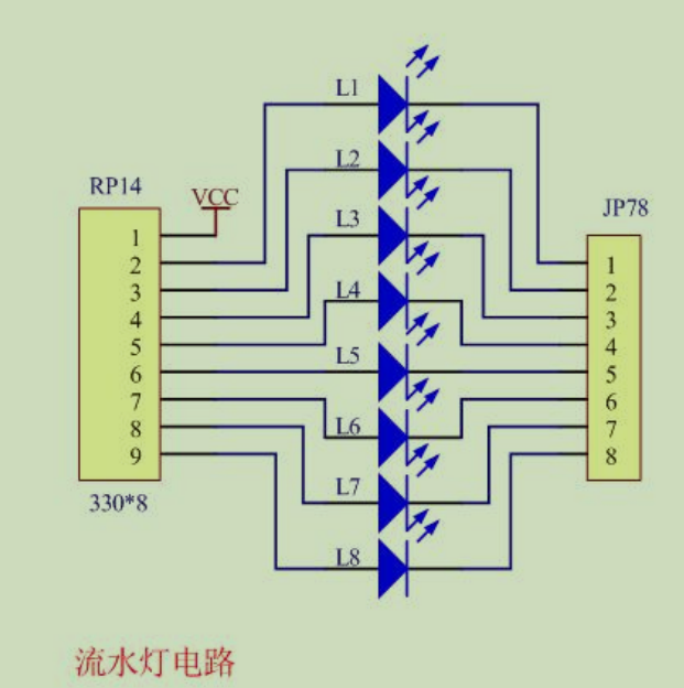 新手学STC单片机 实验一 流水灯-1.png