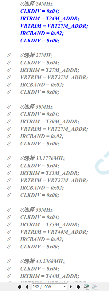 使用出厂前调校的10种高精准内部HIRC频率--STC32G12K128-6.png