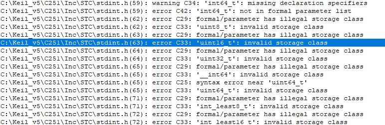 C251路径下没有stdint.h文件-1.png