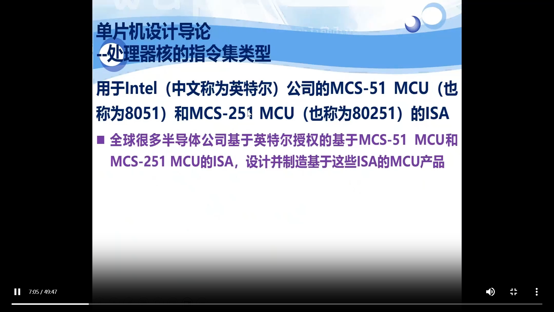 视频回放, 何宾教授亲自主讲，《STC32位8051单片机原理及应用-STC32G12K128》 - 《单.png