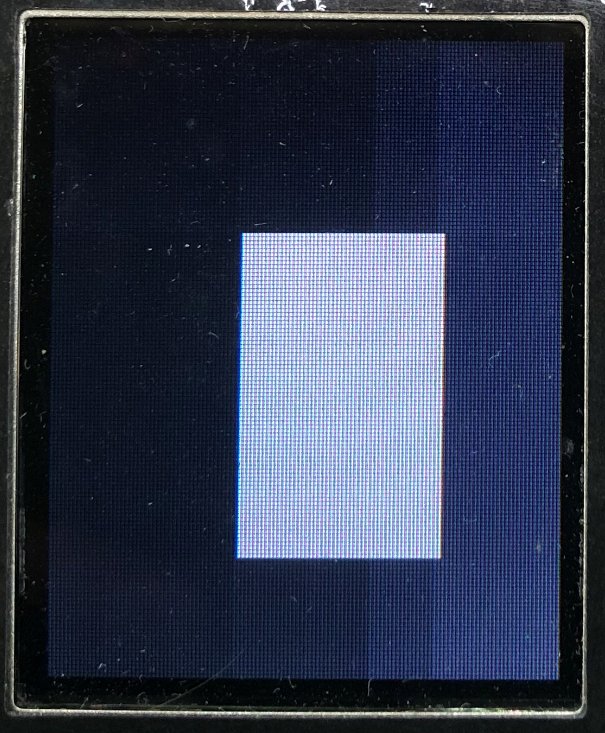 局部白色显示