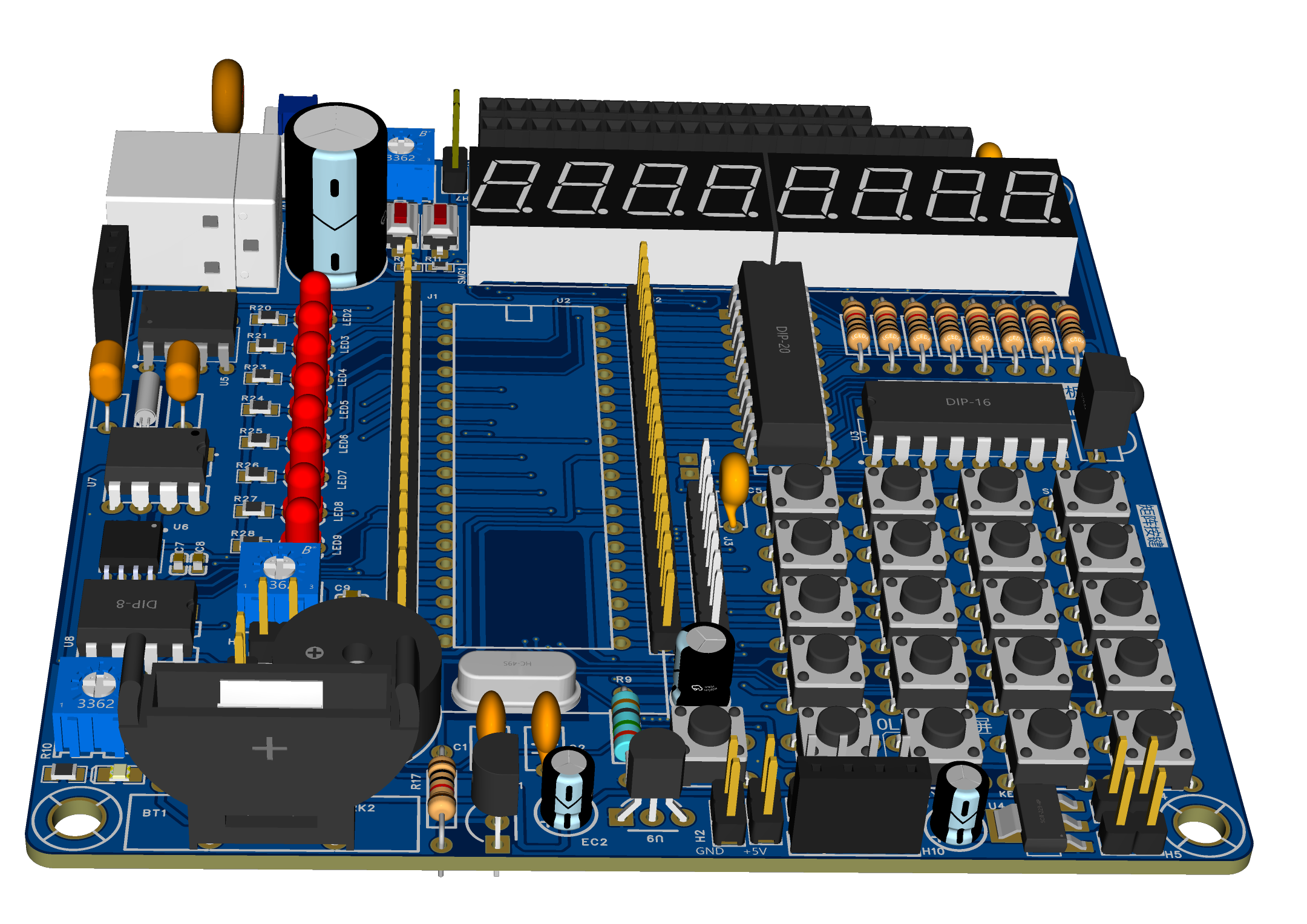 3D_PCB-AI8051U单片机开发板(DIP)_20240830_2024-08-30.png