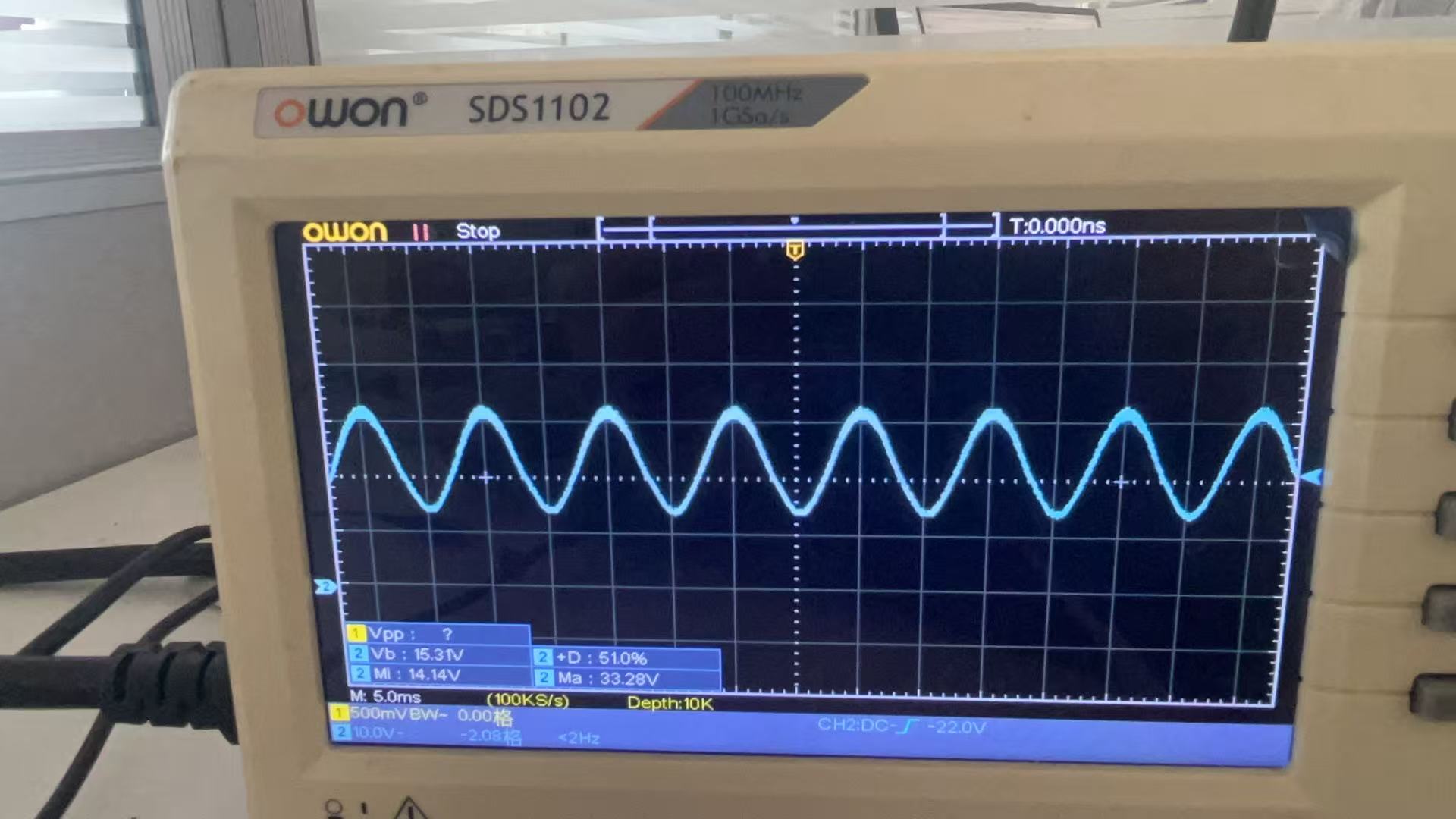 大功率下的电压图