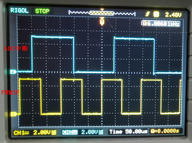 示波器波形-PWM2P输出-PWM1触发ADC.PNG