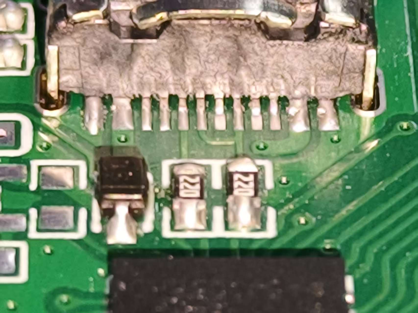 TYPEC也没有虚焊和连锡